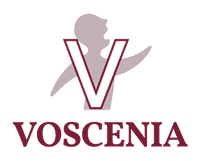 logo voscenia en blanco